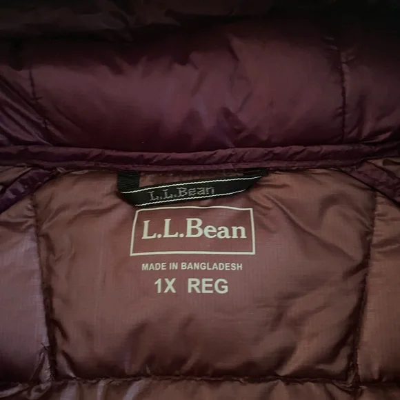 L.L.Bean downteck jacket Size 1X - Picture 4 of 7